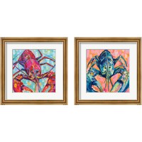 Framed Lilly Lobster 2 Piece Framed Art Print Set