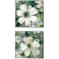 Framed 'Anemone and Friends 2 Piece Canvas Print Set' border=