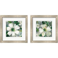 Framed 'Anemone and Friends 2 Piece Framed Art Print Set' border=