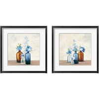 Framed Windowsill Garden Blue 2 Piece Framed Art Print Set