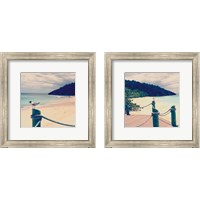 Framed Island Vacation 2 Piece Framed Art Print Set