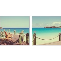 Framed 'On Deck 2 Piece Art Print Set' border=