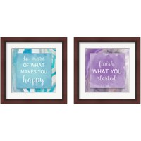 Framed 'Agate Inspiration 2 Piece Framed Art Print Set' border=