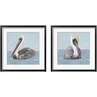 Framed 'Pelican Wash 2 Piece Framed Art Print Set' border=