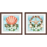 Framed Holiday By the Sea 2 Piece Framed Art Print Set