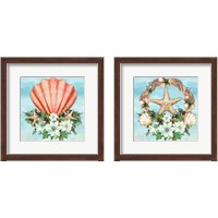 Framed Holiday By the Sea 2 Piece Framed Art Print Set