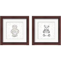 Framed Animal Hugs 2 Piece Framed Art Print Set
