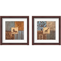 Framed Textures of Africa 2 Piece Framed Art Print Set