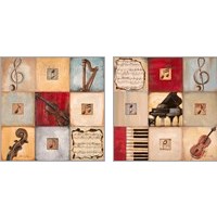 Framed Feel the Music 2 Piece Art Print Set