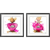 Framed 'Paris Perfume 2 Piece Framed Art Print Set' border=