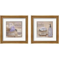 Framed Lavender Bath 2 Piece Framed Art Print Set