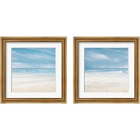 Framed 'Misty Coastal Days 2 Piece Framed Art Print Set' border=