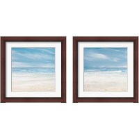 Framed 'Misty Coastal Days 2 Piece Framed Art Print Set' border=