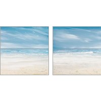 Framed 'Misty Coastal Days 2 Piece Art Print Set' border=