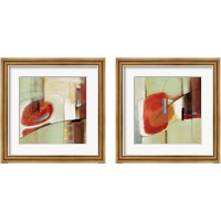 Framed 'Afternoon in the City 2 Piece Framed Art Print Set' border=