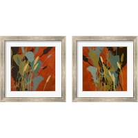 Framed 'Urban Meadow 2 Piece Framed Art Print Set' border=