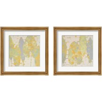 Framed 'Sunlit Marsh 2 Piece Framed Art Print Set' border=