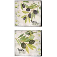 Framed Olives Noires et Vertes 2 Piece Canvas Print Set