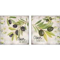 Framed Olives Noires et Vertes 2 Piece Art Print Set