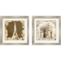 Framed Golden Paris 2 Piece Framed Art Print Set