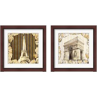 Framed Golden Paris 2 Piece Framed Art Print Set