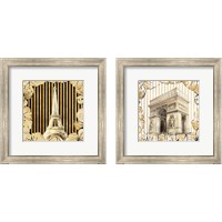 Framed Golden Paris 2 Piece Framed Art Print Set