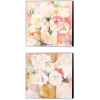 Framed Cascading Blooms 2 Piece Canvas Print Set