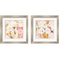 Framed Cascading Blooms 2 Piece Framed Art Print Set