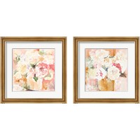 Framed Cascading Blooms 2 Piece Framed Art Print Set