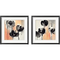 Framed 'Blushing Tulips 2 Piece Framed Art Print Set' border=