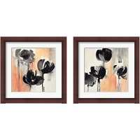 Framed 'Blushing Tulips 2 Piece Framed Art Print Set' border=