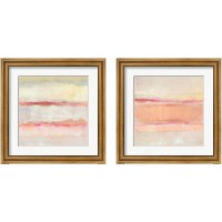 Framed 'Misty Landscape 2 Piece Framed Art Print Set' border=