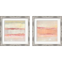 Framed 'Misty Landscape 2 Piece Framed Art Print Set' border=