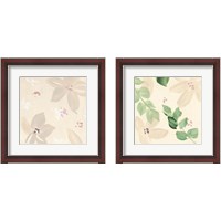 Framed 'Into the Garden 2 Piece Framed Art Print Set' border=