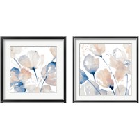 Framed 'Natural Flower 2 Piece Framed Art Print Set' border=