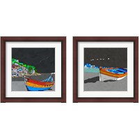Framed Boat Ride along the Coast 2 Piece Framed Art Print Set