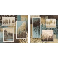 Framed 'Lost in Trees 2 Piece Art Print Set' border=