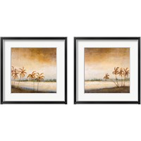 Framed 'Coastal Romance 2 Piece Framed Art Print Set' border=