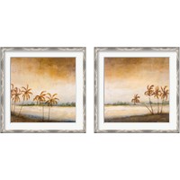 Framed 'Coastal Romance 2 Piece Framed Art Print Set' border=