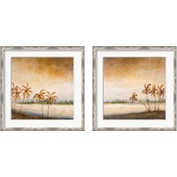 Framed 'Coastal Romance 2 Piece Framed Art Print Set' border=