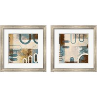 Framed Playing with Shapes 2 Piece Framed Art Print Set
