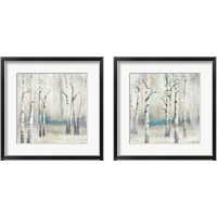 Framed Watercolor December Birch 2 Piece Framed Art Print Set