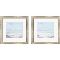 Framed 'Atlantic Coast 2 Piece Framed Art Print Set' border=