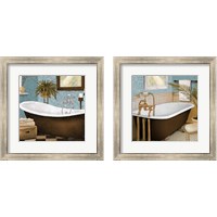 Framed 'Afternoon Bath 2 Piece Framed Art Print Set' border=
