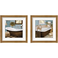 Framed 'Afternoon Bath 2 Piece Framed Art Print Set' border=