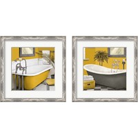 Framed 'Sunny Bath 2 Piece Framed Art Print Set' border=