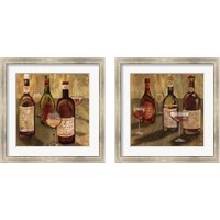 Framed Bottle of Wine 2 Piece Framed Art Print Set