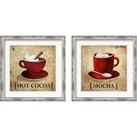 Framed 'Hot Cocoa 2 Piece Framed Art Print Set' border=