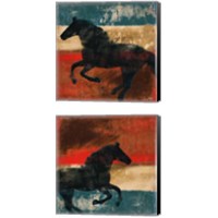 Framed 'Wild and Free 2 Piece Canvas Print Set' border=