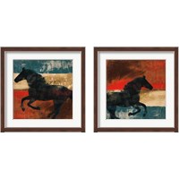 Framed 'Wild and Free 2 Piece Framed Art Print Set' border=